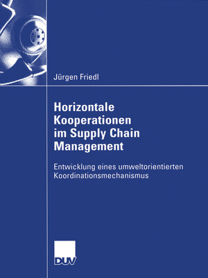 cover image of Horizontale Kooperationen im Supply Chain Management